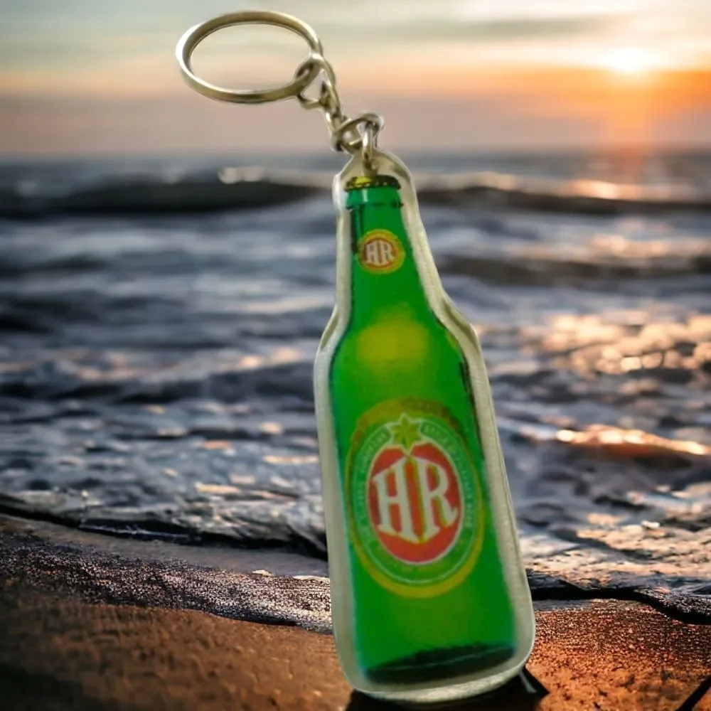 Hijos De Rivera Key Ring Spanish Beer Keychain‎ Bottle Promo Fob Holder Brewery